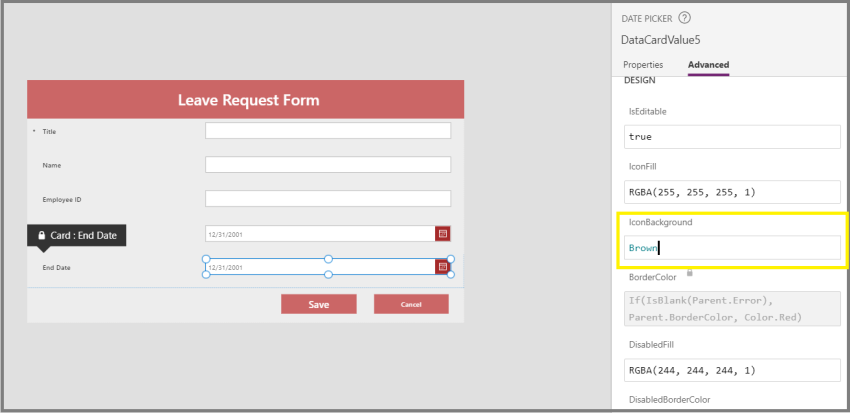 Create a Customized PowerApps Form